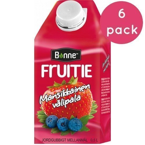 Bonne Fruitie Mansikkainen 6 x 0