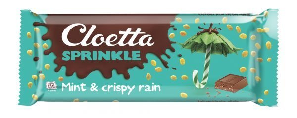 Cloetta Sprinkle Mint 165 G Suklaalevy