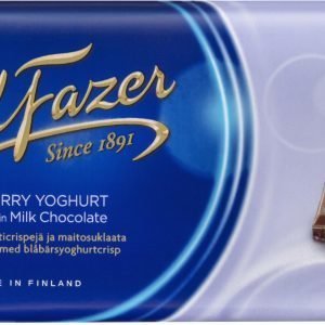 Fazer Blueberry Yoghurt Crisp 190 G Suklaalevy