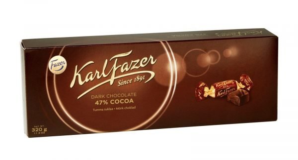 Fazer Tumma Suklaa 47% Cocoa 320 G Suklaakonvehtirasia