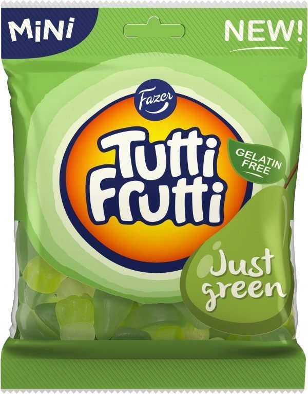 Fazer Tutti Frutti Just Green 80 G Makeisekoitus
