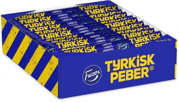 Fazer Tyrkisk Peber Lakritsi 20 G 30-Pakkaus