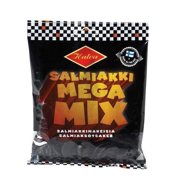Halva Salmiakki Mega Mix 163g