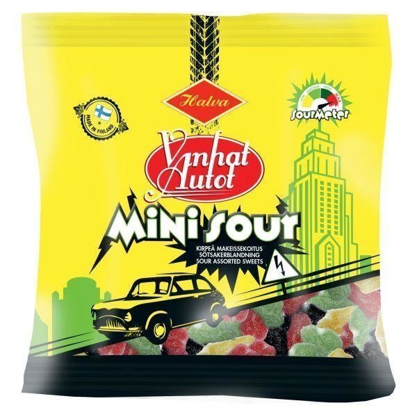 Halva Vanhat Autot Mini Sour 110g