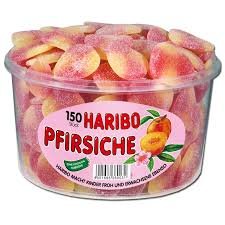 Haribo Fersken 150 Stk. 1350 G