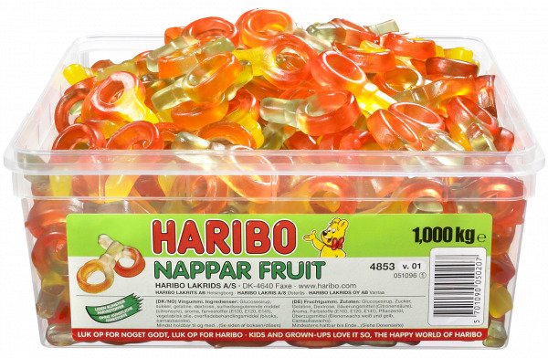 Haribo Nappar Fruit Sutter 1kg