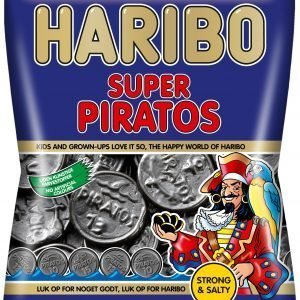 Haribo Super Piratos 135 G Salmiakkimerkkari