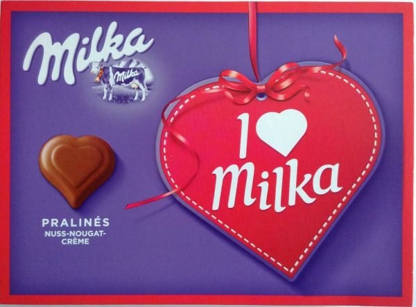 I Love Milka Hasselnøddecreme Pralinés 110 G