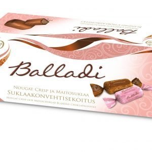 Karkkipussi Balladi Nougat Ja Maitosuklaa 205 G Konvehtirasia