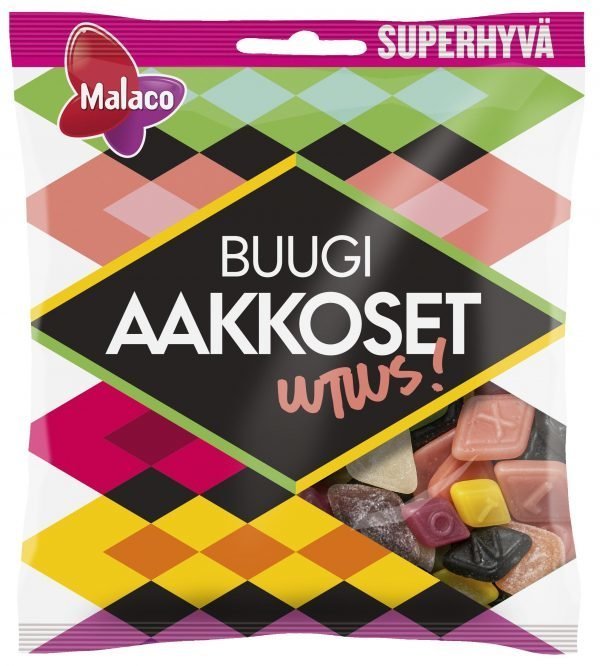 Malaco Aakkoset Buugi 315 G Makeissekoitus