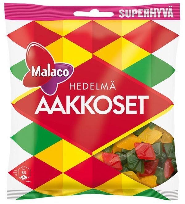 Malaco Aakkoset Hedelmä 315 G Makeissekoitus