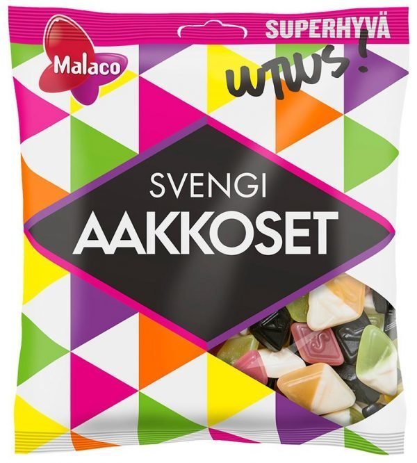 Malaco Aakkoset Svengi 315 G Makeissekoitus