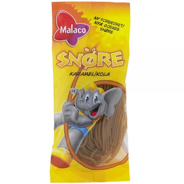 Malaco Karamel Snøre 94 G