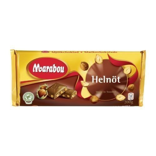 Marabou Helnöt Suklaalevy 200g