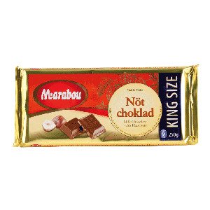 Marabou Lys Chokolade M. Nødder Gigant 250 G