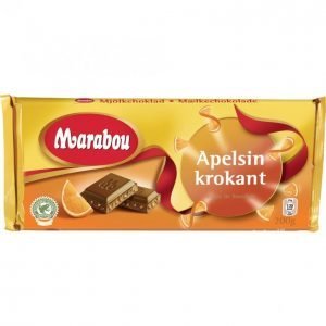 Marabou Suklaalevy 200g Appelsiini-Krokantti