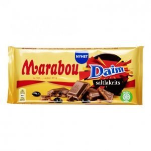 Marabou Suklaalevy 200g Daim Salt Liquorice