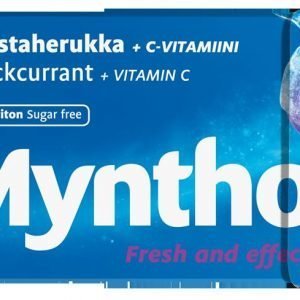 Mynthon Mustaherukka Sokeriton 31g