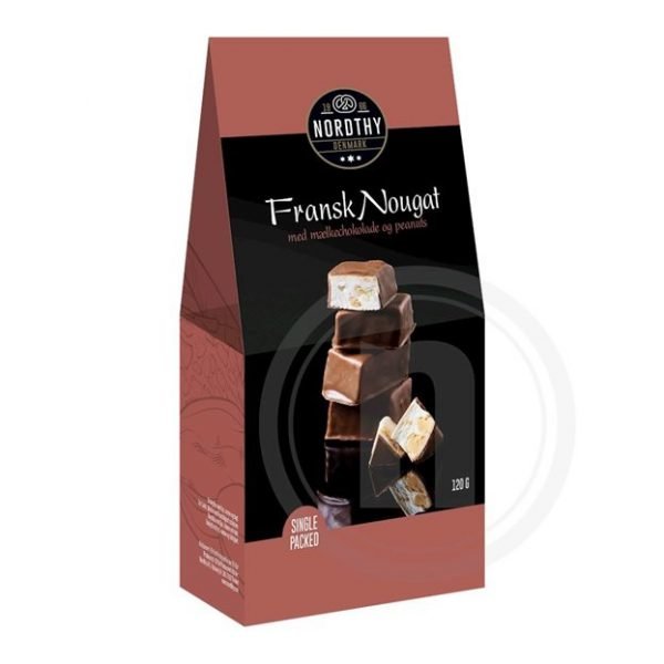 Nordthy Fransk Nougat Choko 120 G