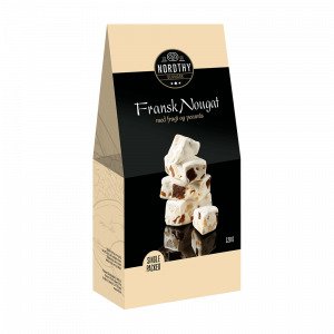 Nordthy Fransk Nougat Jordnødder / Frugt 120 G