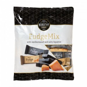 Nordthy Fudge Mix Med Vanilje / Havsalt And Saltet Lakrids 500 G