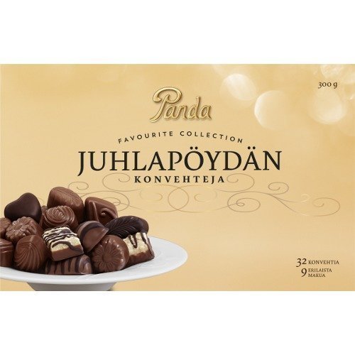 Panda Juhlapöydän konvehteja 300g