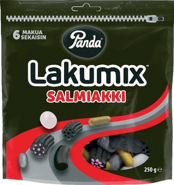 Panda Lakumix Salmiakki 250 G Makeissekoitus