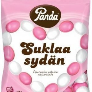 Panda Suklaasydän Piparmintunmakuisia Suklaarakeita 150g