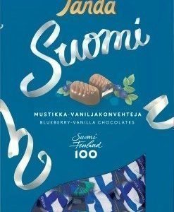 Panda Suomi Mustikka-Vaniljakonvehteja 250g