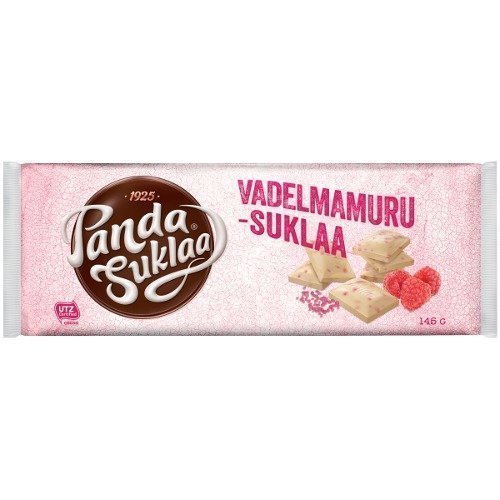 Panda Vadelmamuru valkosuklaa 145g