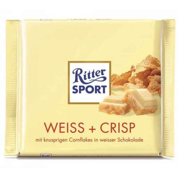 Ritter Sport Hvid Knas 100gr.