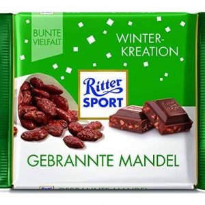 Ritter Sport Vinter Edition Ristede Mandler 100 G