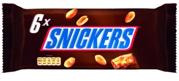 Snickers 6 X 50 G Maitosuklaapatukka