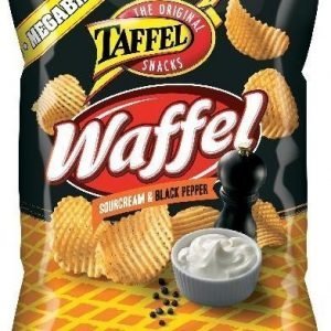 Taffel Waffel Sour Cream & Black Pepper 325g