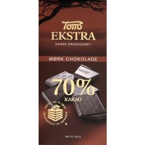 Toms Ekstra Mørk 70% 100 G