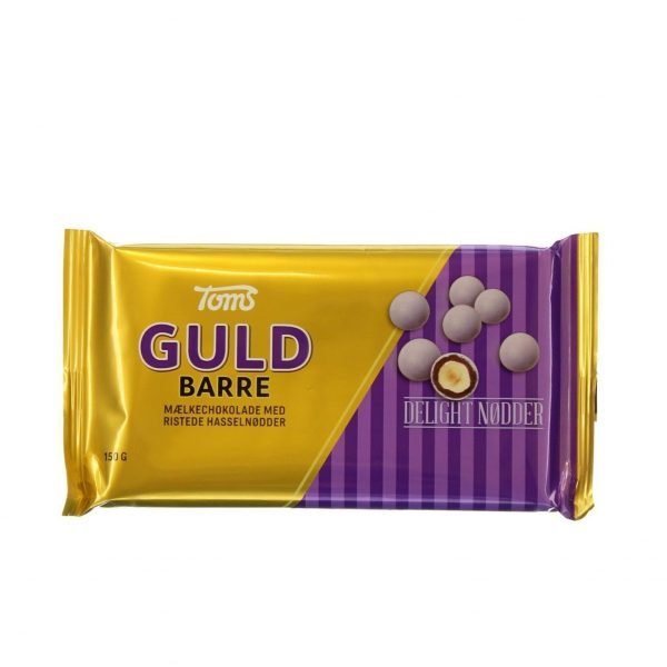 Toms Guldbarre Delight Nød 150 G