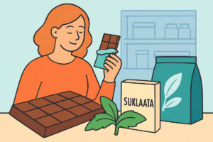 Sokeriton suklaa – maltitoli ja steviapohjaiset valinnat